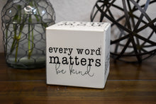 Load image into Gallery viewer, Our Happy Place - Wooden Block Sign
