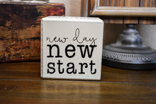Load image into Gallery viewer, Our Happy Place - Wooden Block Sign

