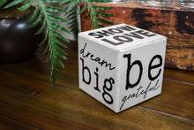 Load image into Gallery viewer, Live Simply - Wooden Block Sign

