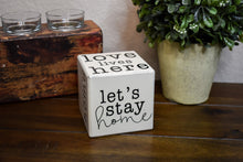 Load image into Gallery viewer, Our Happy Place - Wooden Block Sign
