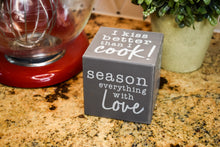 Load image into Gallery viewer, In This Kitchen - Wooden Block Sign

